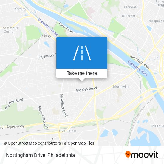 Nottingham Drive map