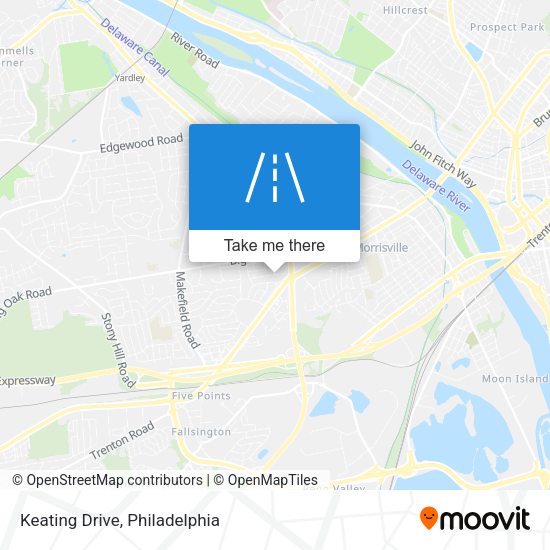 Mapa de Keating Drive
