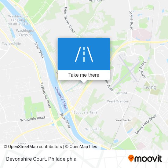 Mapa de Devonshire Court