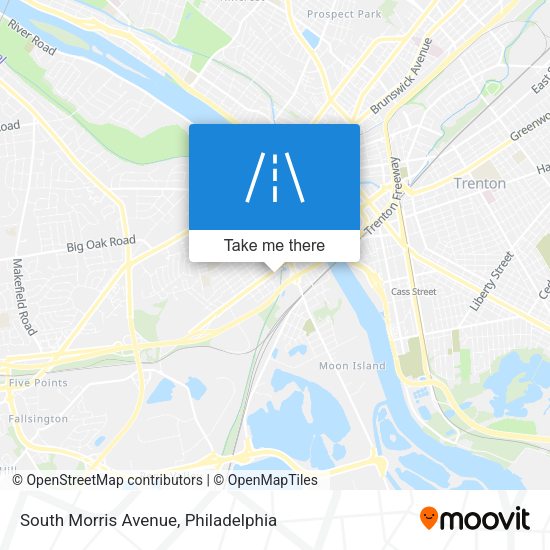 South Morris Avenue map