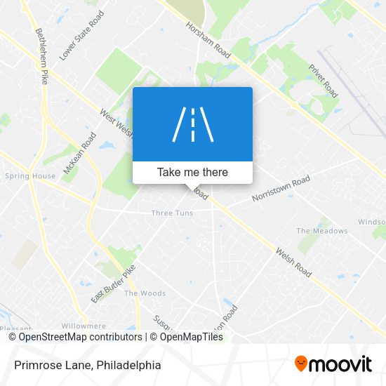Mapa de Primrose Lane