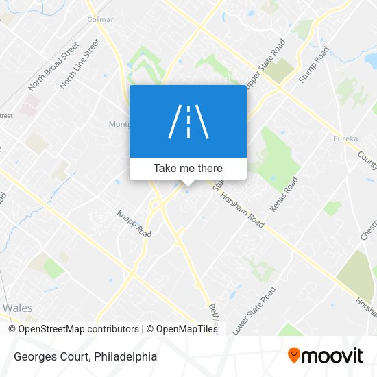 Mapa de Georges Court