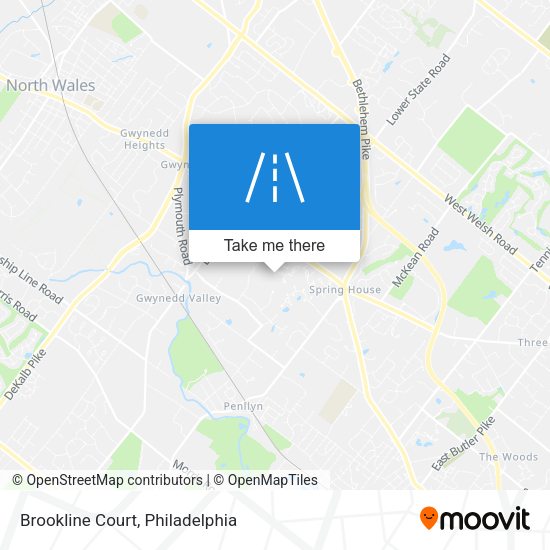 Brookline Court map