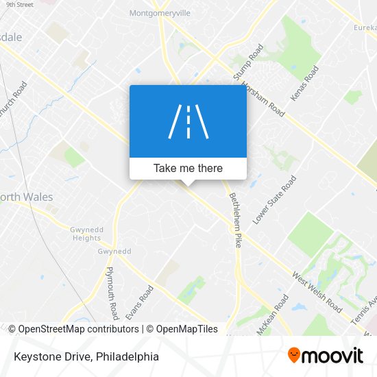Mapa de Keystone Drive