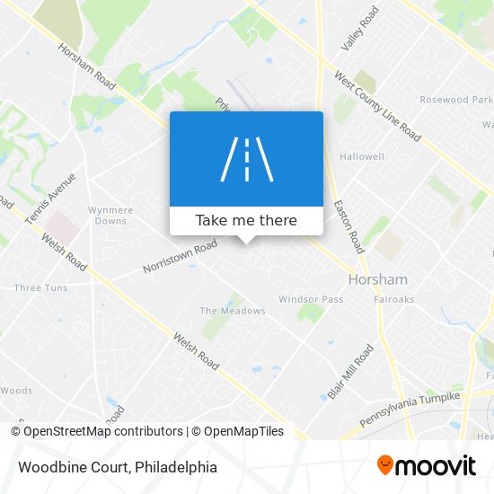 Woodbine Court map