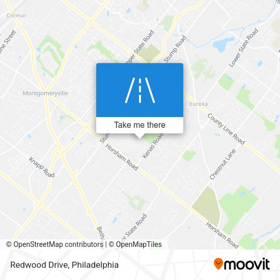 Mapa de Redwood Drive