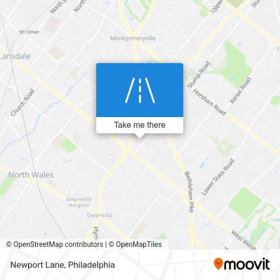 Mapa de Newport Lane