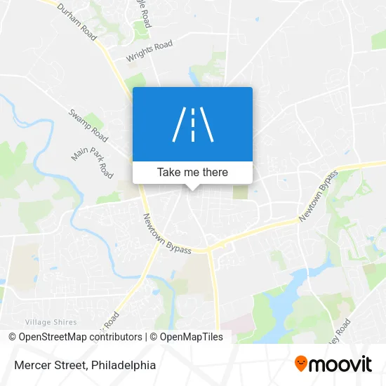 Mercer Street map