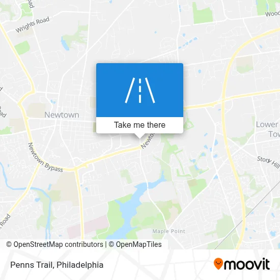 Penns Trail map