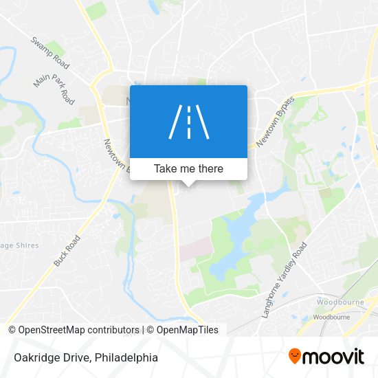 Oakridge Drive map