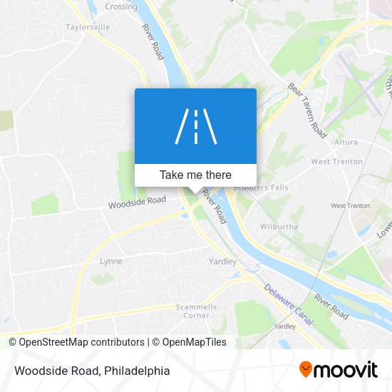 Mapa de Woodside Road