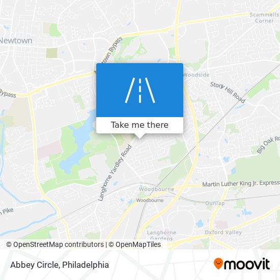 Abbey Circle map