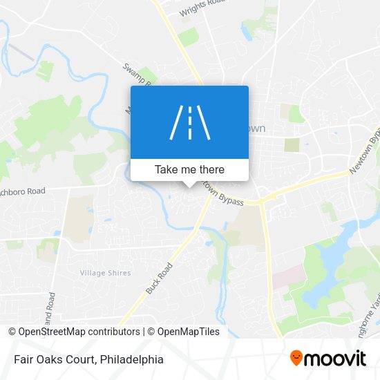 Fair Oaks Court map