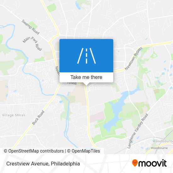 Crestview Avenue map