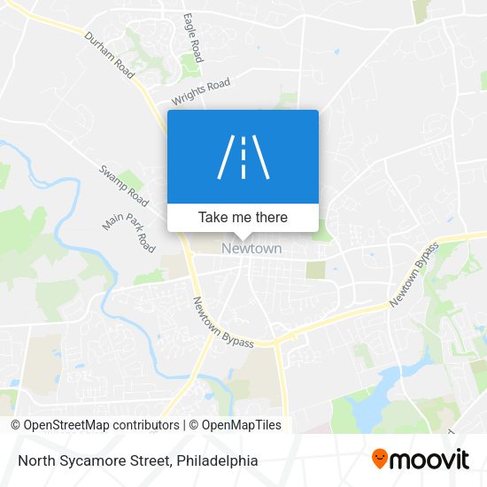 North Sycamore Street map