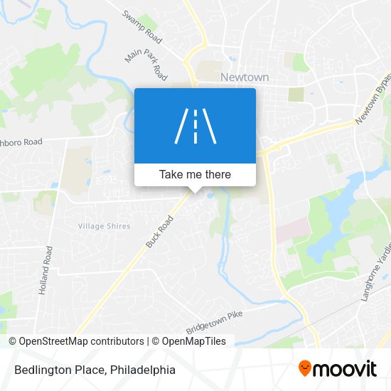 Bedlington Place map