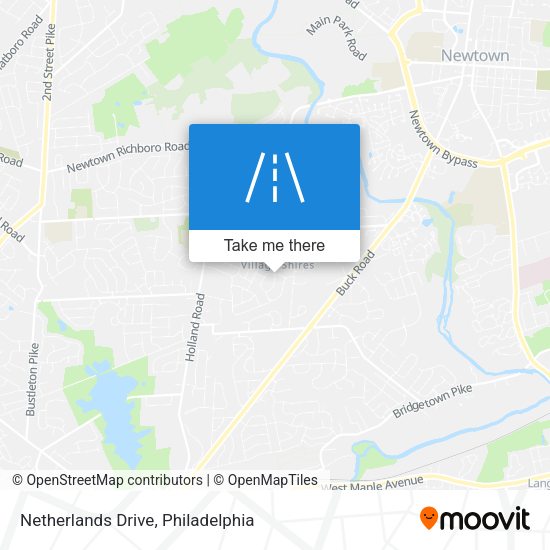 Mapa de Netherlands Drive