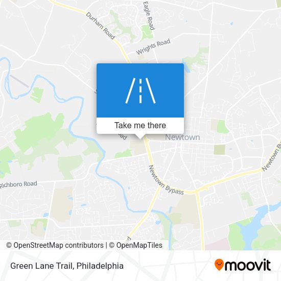 Green Lane Trail map