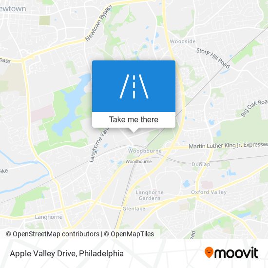 Apple Valley Drive map
