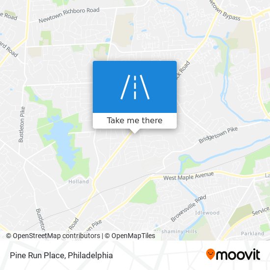 Pine Run Place map