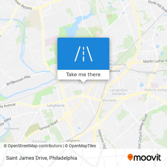 Mapa de Saint James Drive