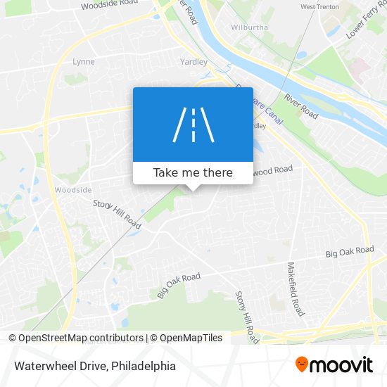 Mapa de Waterwheel Drive