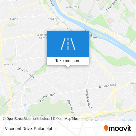 Viscount Drive map