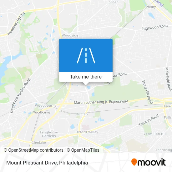 Mount Pleasant Drive map