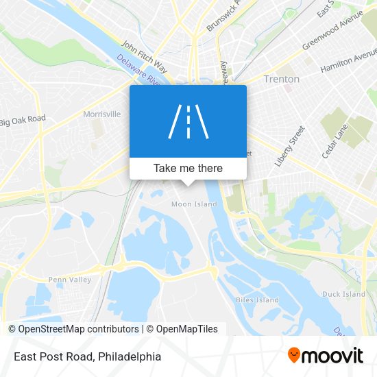Mapa de East Post Road