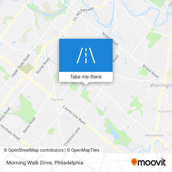 Morning Walk Drive map