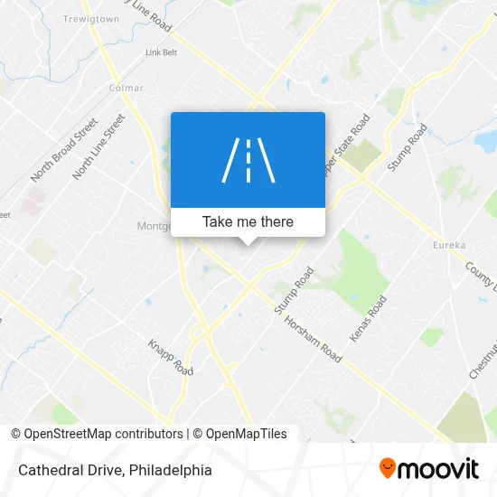Cathedral Drive map
