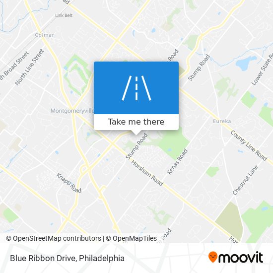 Blue Ribbon Drive map