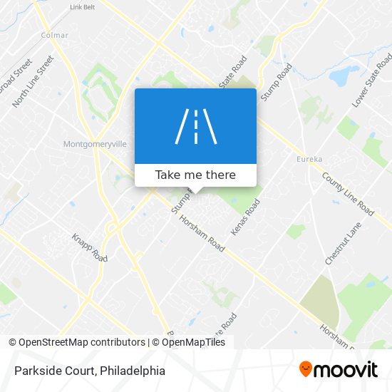 Mapa de Parkside Court
