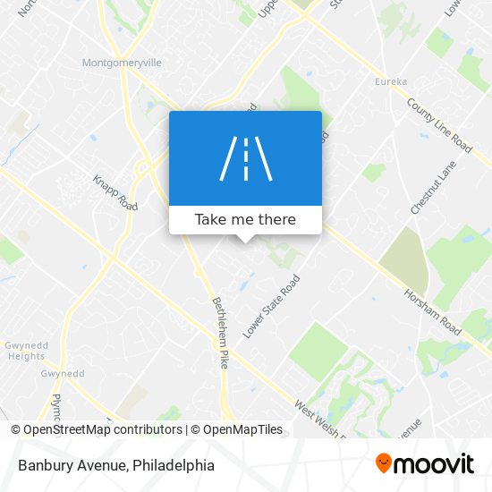 Mapa de Banbury Avenue