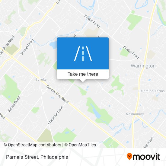 Mapa de Pamela Street