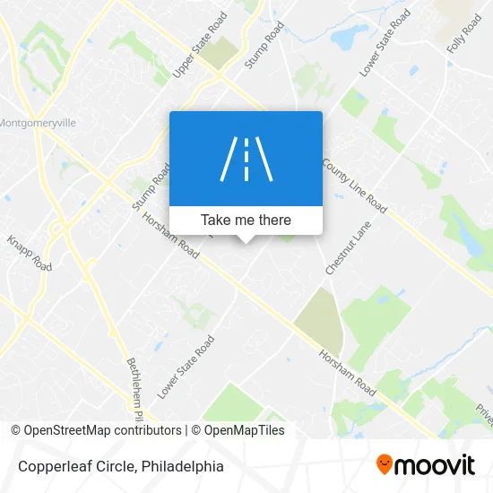 Copperleaf Circle map