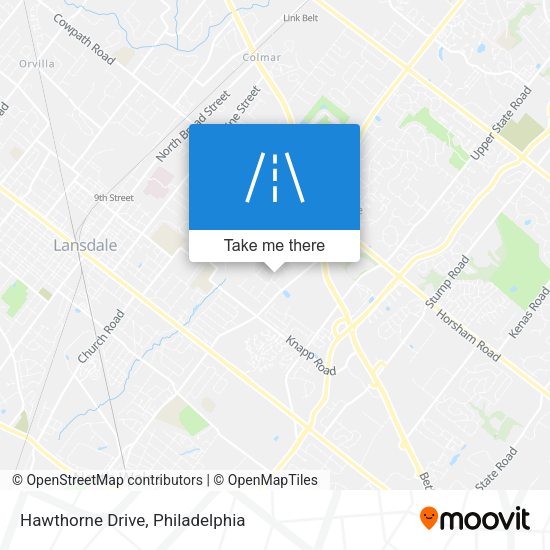 Mapa de Hawthorne Drive