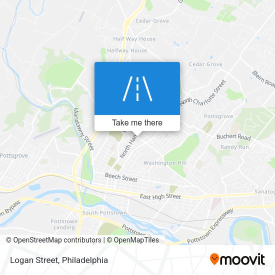 Mapa de Logan Street