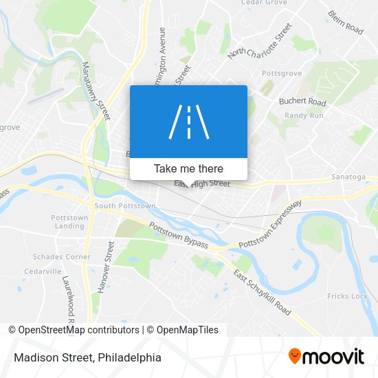 Madison Street map