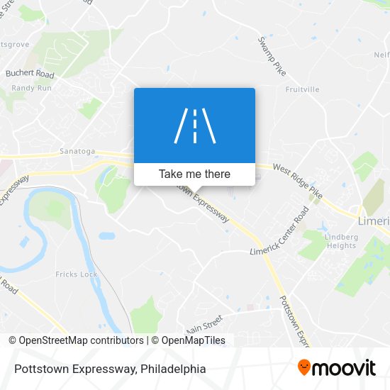 Pottstown Expressway map