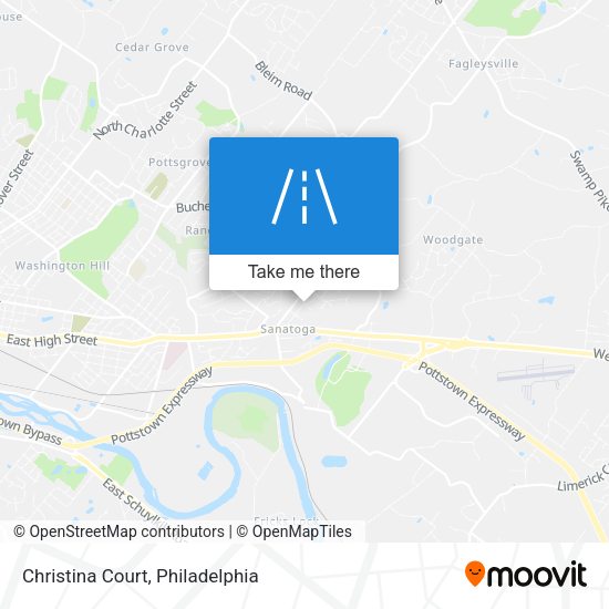 Christina Court map