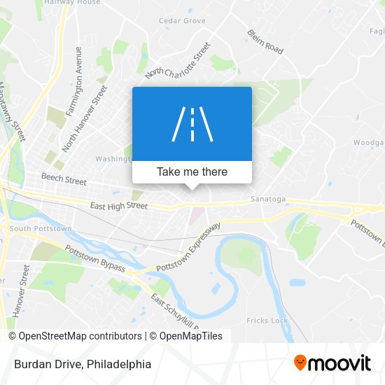 Mapa de Burdan Drive