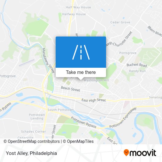 Mapa de Yost Alley