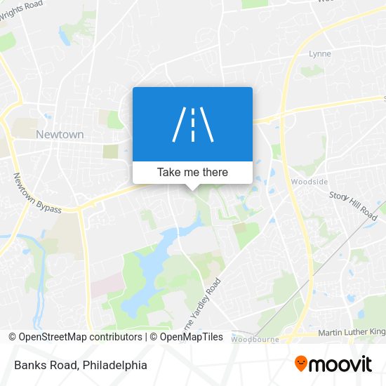 Mapa de Banks Road