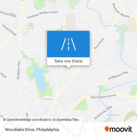 Woodlake Drive map