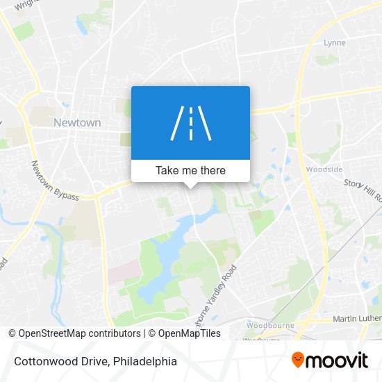 Cottonwood Drive map
