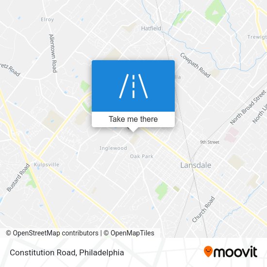 Mapa de Constitution Road