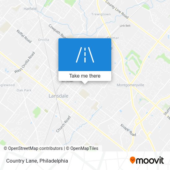 Mapa de Country Lane