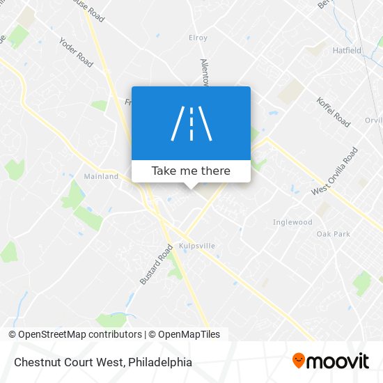 Chestnut Court West map