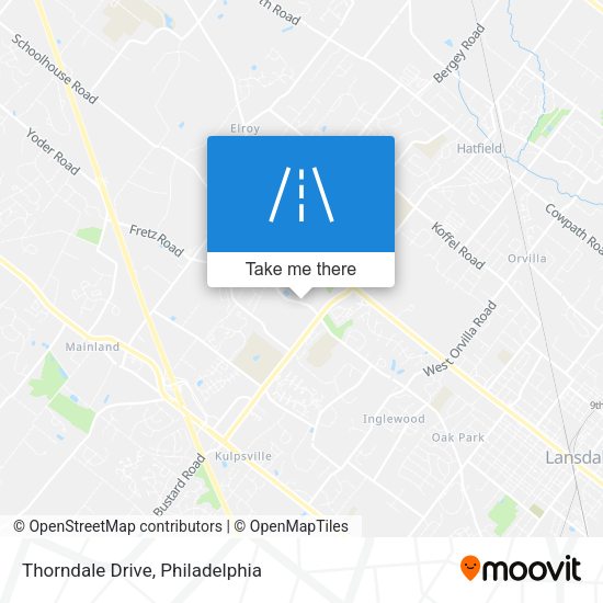 Thorndale Drive map